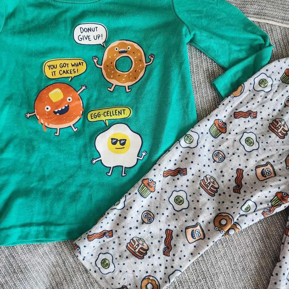 Cat & Jack Donut Print Pajamas Set